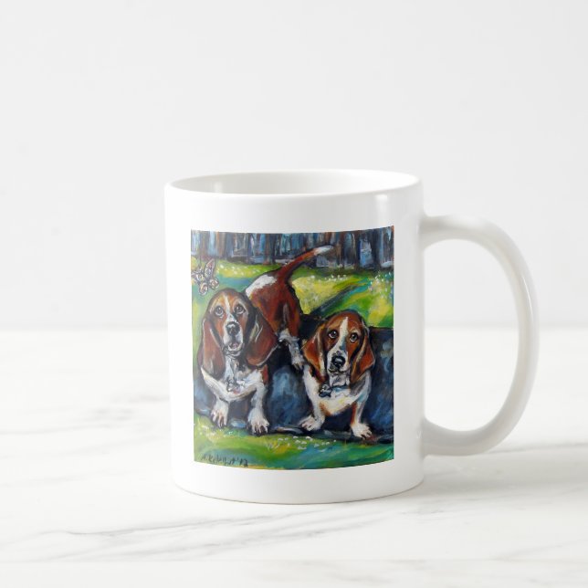 Caneca De Café Bassets Murphy & Maddy (Direita)