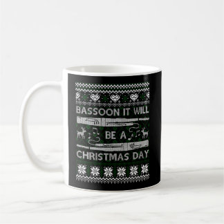 Caneca De Café Bassoon Ele Irá Vestir No Dia De Natal