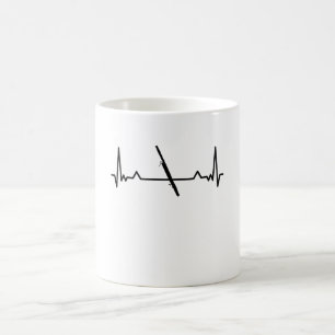Caneca De Café Bassoon Music Heartbeat Engraçados presentes