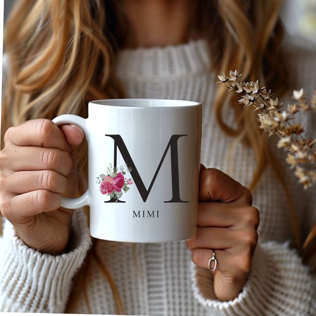 Caneca De Café Basta Chic Sweet Peonies Mimi 15oz Coffee Mug (Criador carregado)