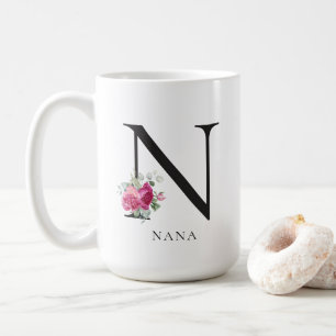 Caneca De Café Basta Chic Sweet Peonies Nana 15oz Coffee Mug
