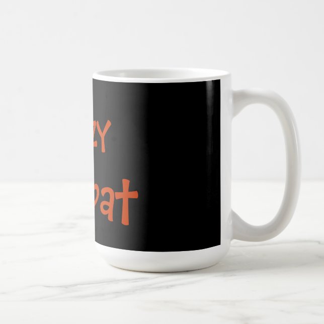Caneca De Café bastão velho louco (Direita)