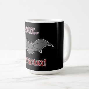 Caneca De Café Bat Bonito mas Assustador
