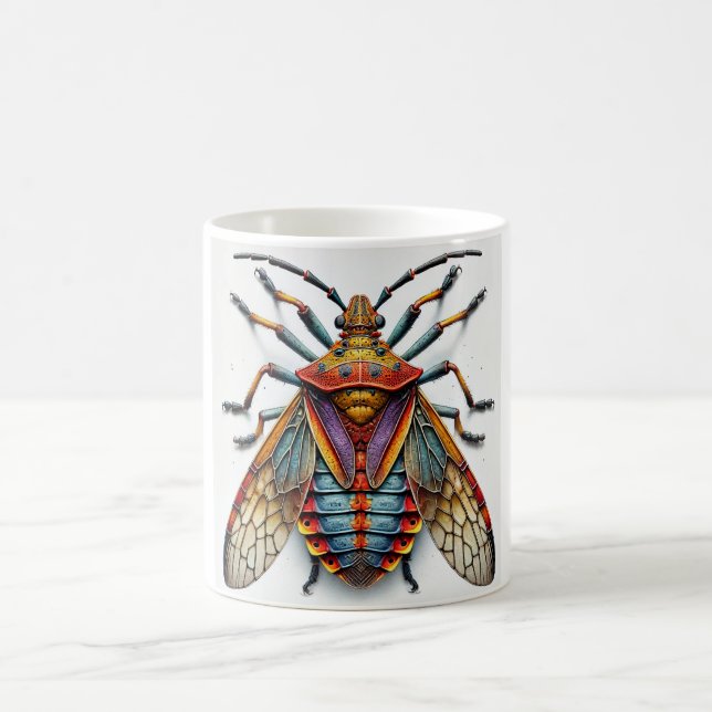 Caneca De Café Bat Bug Insect 300824IREF203 - Watercolor (Centro)