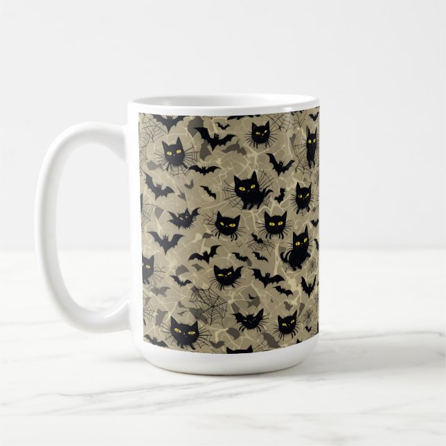 Caneca De Café Bat Cats Mug (Esquerda)