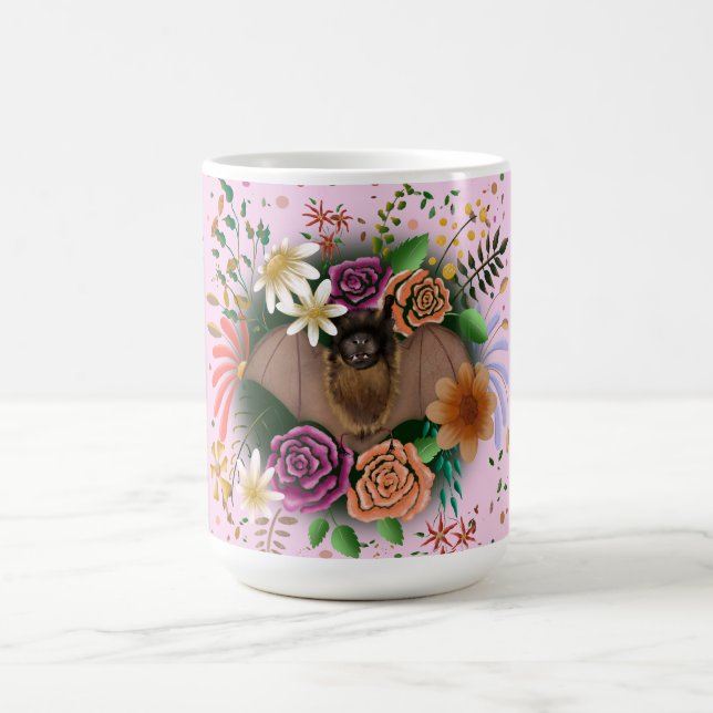 Caneca De Café Bat Flowers Floral Botânica (Centro)