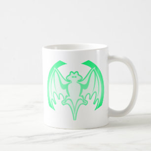 Caneca De Café Bat Green Inv The MUSEUM Zazzle Gifts