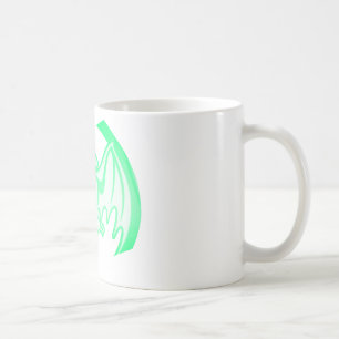 Caneca De Café Bat Green Inv The MUSEUM Zazzle Gifts