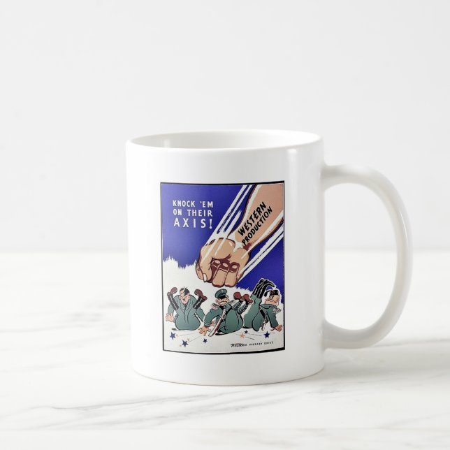 Caneca De Café Bata-os em sua linha central, produção ocidental (Direita)