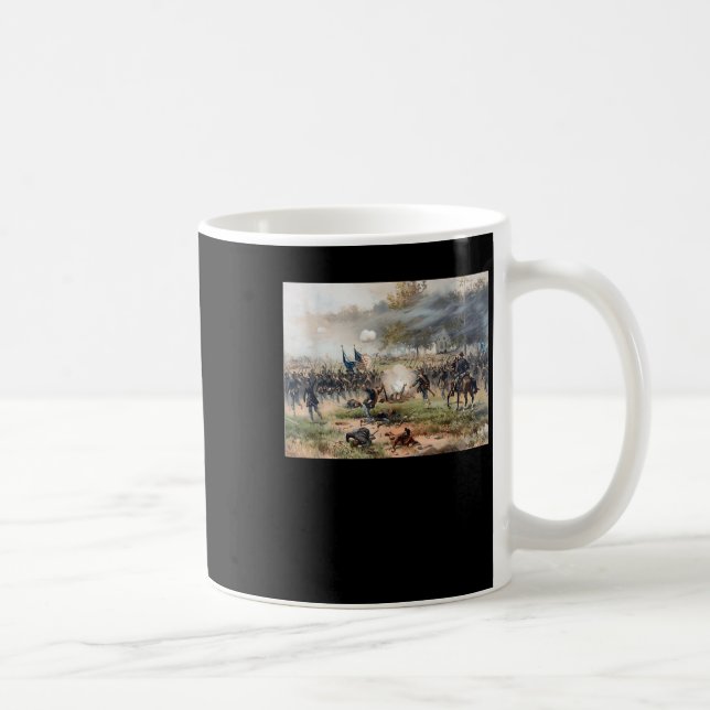 Caneca De Café Batalha De Antietam - Guerra Civil (Direita)