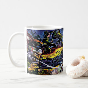 Caneca De Café Batalha de Cry 107 Histórias em quadrinhos Vintag