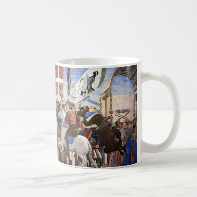 Caneca De Café BATALHA DE HERACLIUS por Piero Della Francesca (Direita)