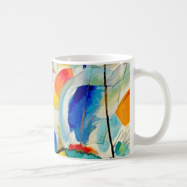 Caneca De Café Batalha do Mar de Kandinsky em 1913 (Direita)