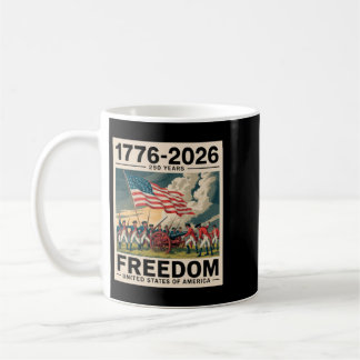 Caneca De Café Batalha Patriótica 4 De Julho Independência 250