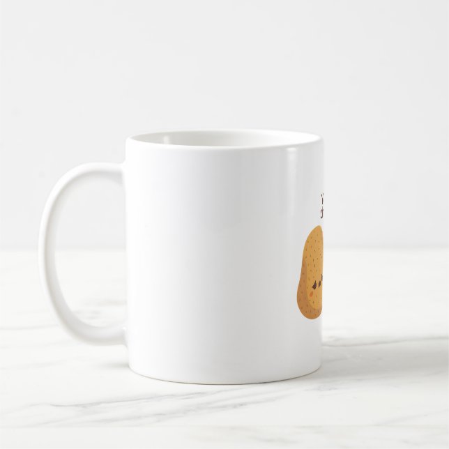 Caneca De Café Batata Cuta E Fritas Francesas, Você Mudou (Esquerda)