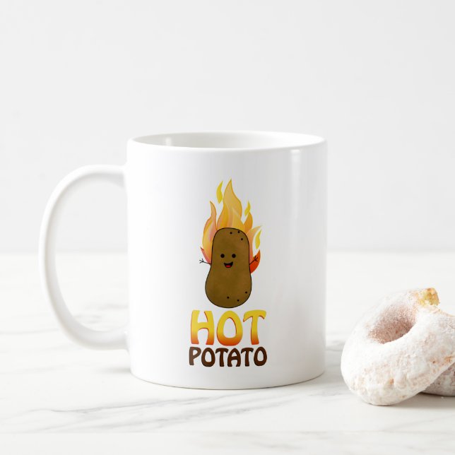 Caneca De Café Batata quente (Com Donut)