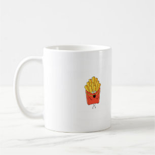 Caneca De Café Batatas fritas, batatas, tema de batatas fritas qu