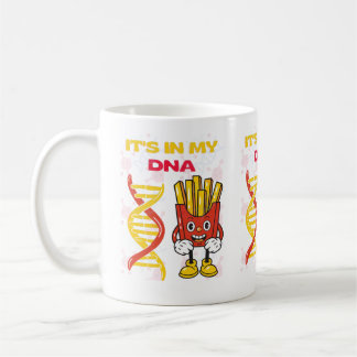 Caneca De Café Batatas fritas - Está no meu DNA Mug