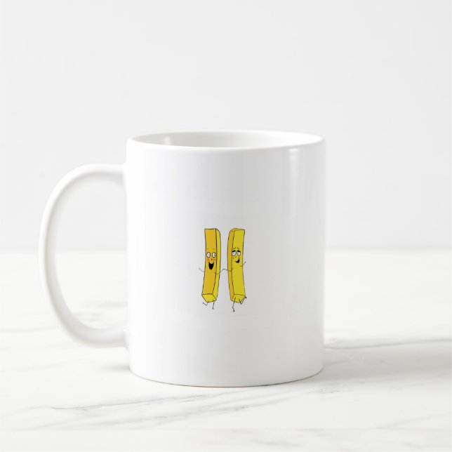 Caneca De Café Batatas fritas temáticas (Esquerda)