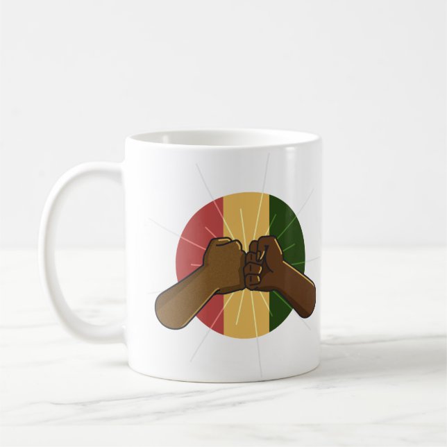 Caneca De Café Batatas Negras Libras Saudações (Esquerda)