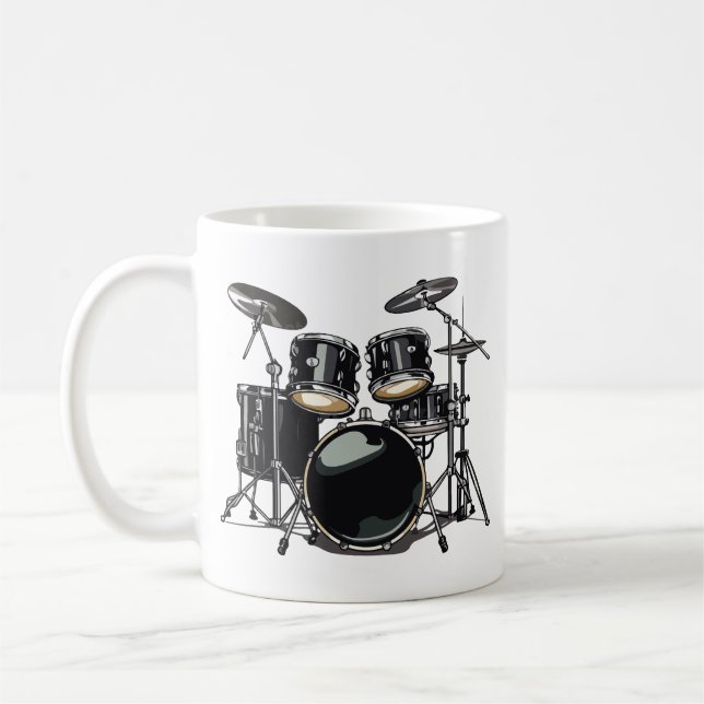 Caneca De Café Bateria (Esquerda)