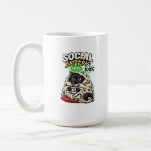Caneca De Café Bateria Alta