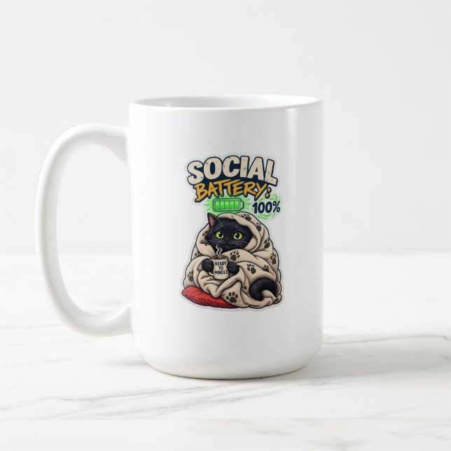 Caneca De Café Bateria Alta (Esquerda)
