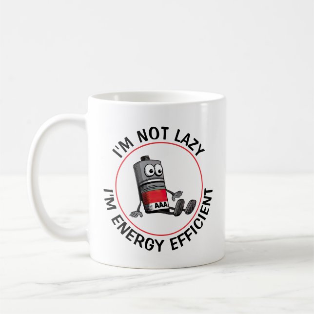 Caneca De Café Bateria Encantada Baixa (Esquerda)
