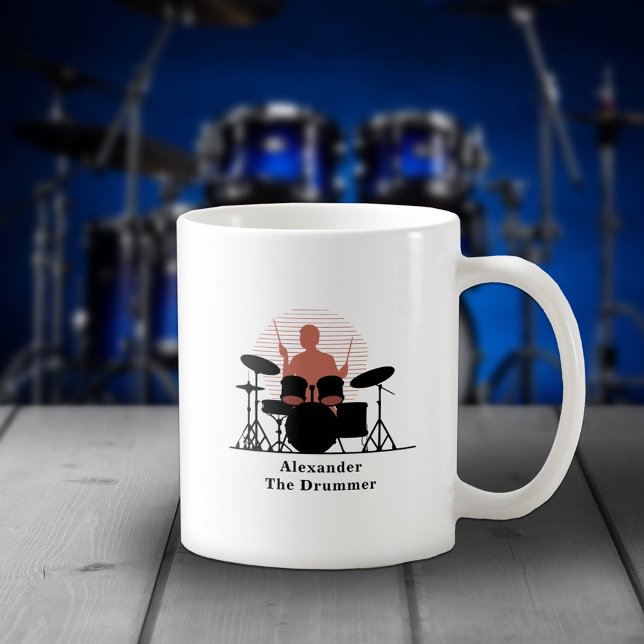 Caneca De Café Baterista (Drummer Coffee Mug)