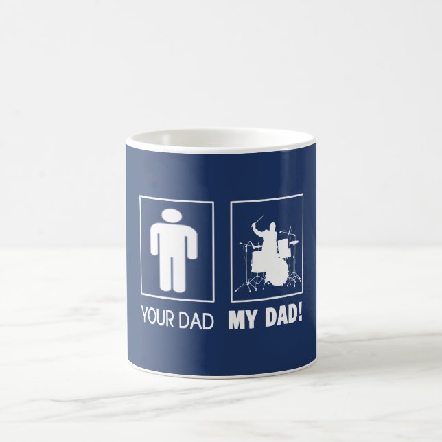 CANECA DE CAFÉ BATERISTA - MEU PAI (Centro)