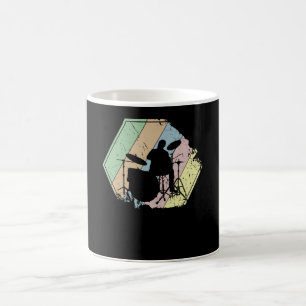 Caneca De Café Baterista Retro
