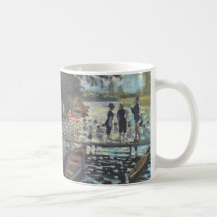 Caneca De Café Bathers no La Grenouillère por Claude Monet
