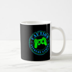 Caneca De Café Batida Cardíaca do Gamer Vídeo Game On Amante Jogo