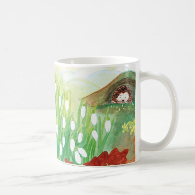 Caneca De Café Batidas de neve e um porco (Direita)