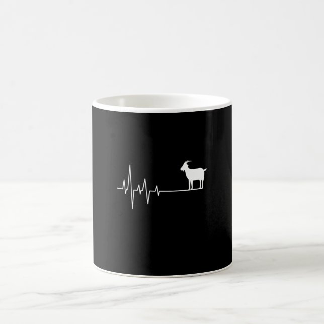 Caneca De Café Batimento Cardíaco de Cabra (Centro)