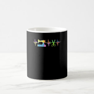 Caneca De Café Batimento Cardíaco de Costura do Filtro - Pente