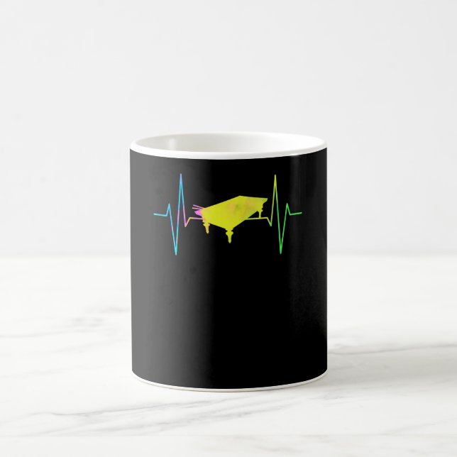 Caneca De Café Batimento cardíaco de Mesa Billiard (Centro)