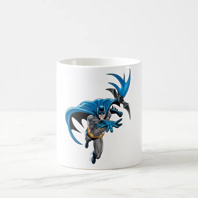 Caneca De Café Batman lança batarang (Centro)