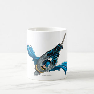 Caneca De Café Batman Swings from Rope