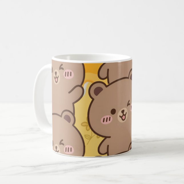 Caneca De Café "Bato Bato" Honey Bear  (Frente Esquerda)