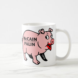 Caneca De Café Batom em um porco