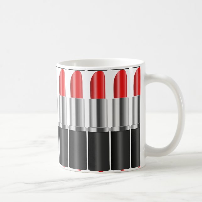 Caneca De Café Batom vermelho (Direita)