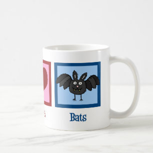 Caneca De Café Bats de Paz