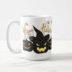Caneca De Café Bats Halloween