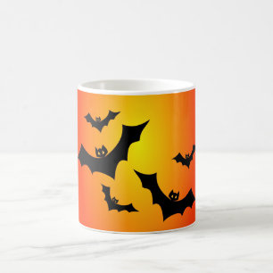Caneca De Café Bats White Coffee Mug