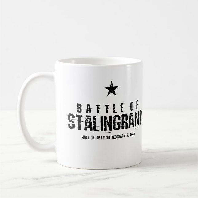 Caneca De Café Battle of Stalingrad WW2 (Esquerda)