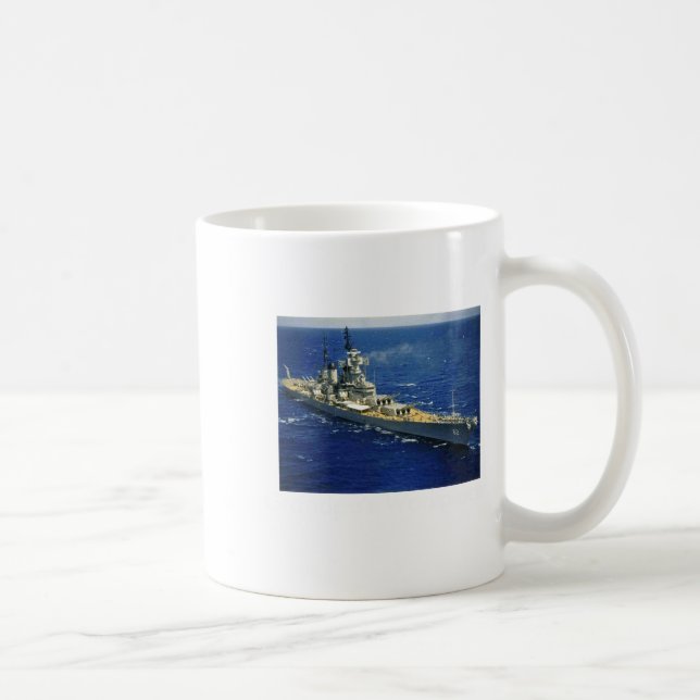 Caneca De Café Battleship Uss New Jersey  (Direita)