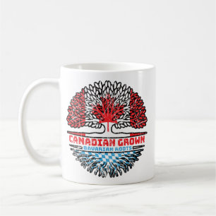 Caneca De Café Baviera Bavarian Canada Tree Roots Flag