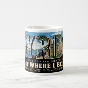 Caneca De Café Bay Ridge Brooklyn Nova York Cidade