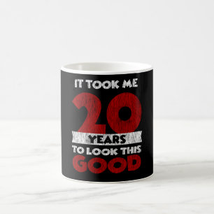 Caneca De Café Bday de 20 anos me fez parecer um bom aniversário
